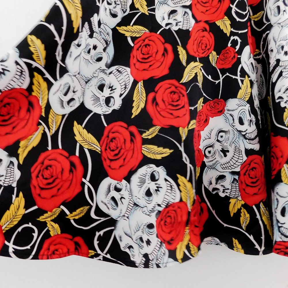 Retro Skull&Roses Dress - Picture 11 of 11